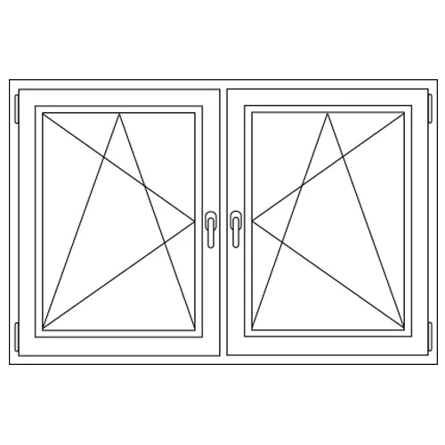 Draai/kiep - draai kiep raam